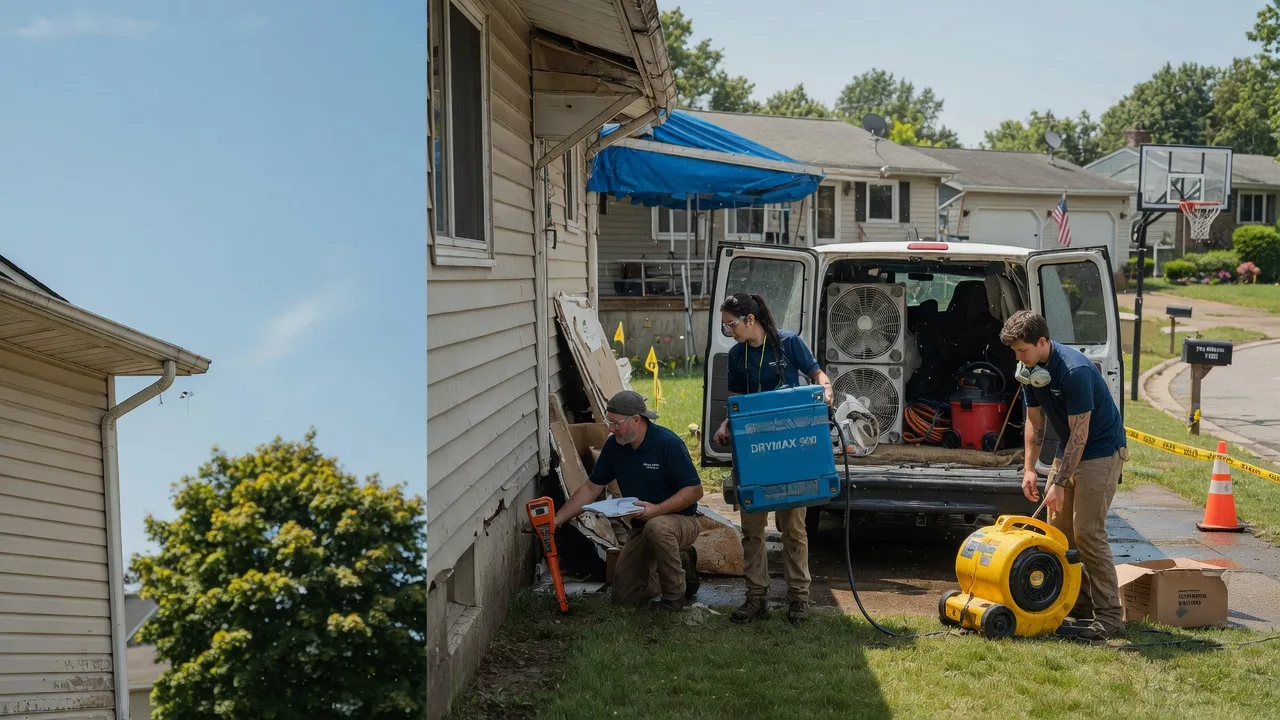 Ceiling Leak Cleanup in Lapaz, IN near me